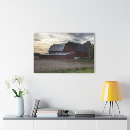 U R There Photography Brown City Red I Rustic Farmhouse Acrylic Wall Print