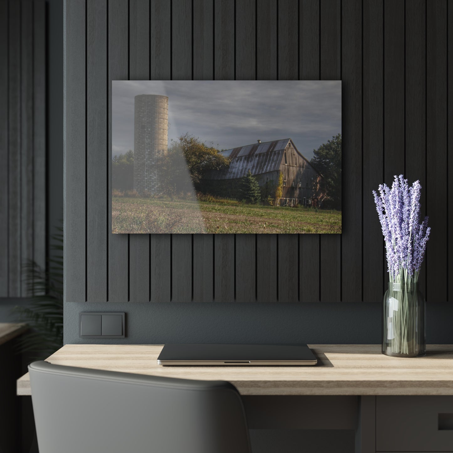 U R There Photography Collapsing in Croswell Rustic Farmhouse Acrylic Wall Print