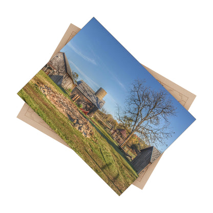 U R There Photography Bowers Road Greys I Rustic Farmhouse Decorative Ceramic Tile