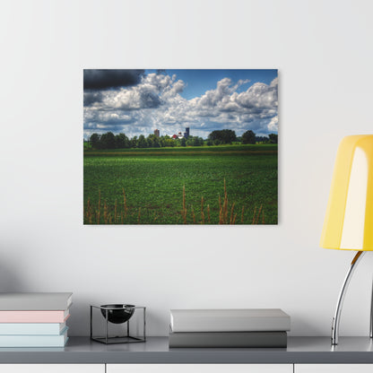 U R There Photography Farm from a Distance Rustic Farmhouse Acrylic Wall Print