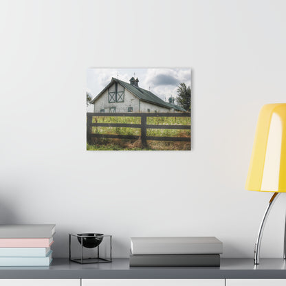 U R There Photography Sutton Road White Rustic Farmhouse Acrylic Wall Print