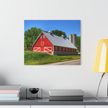 U R There Photography Metamora Red 2020 I Rustic Farmhouse Acrylic Wall Print