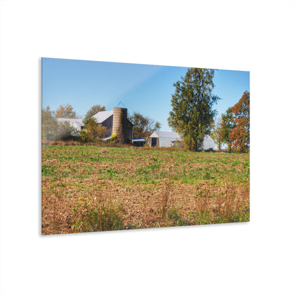 U R There Photography Freiberger Road Greys Rustic Farmhouse Acrylic Wall Print
