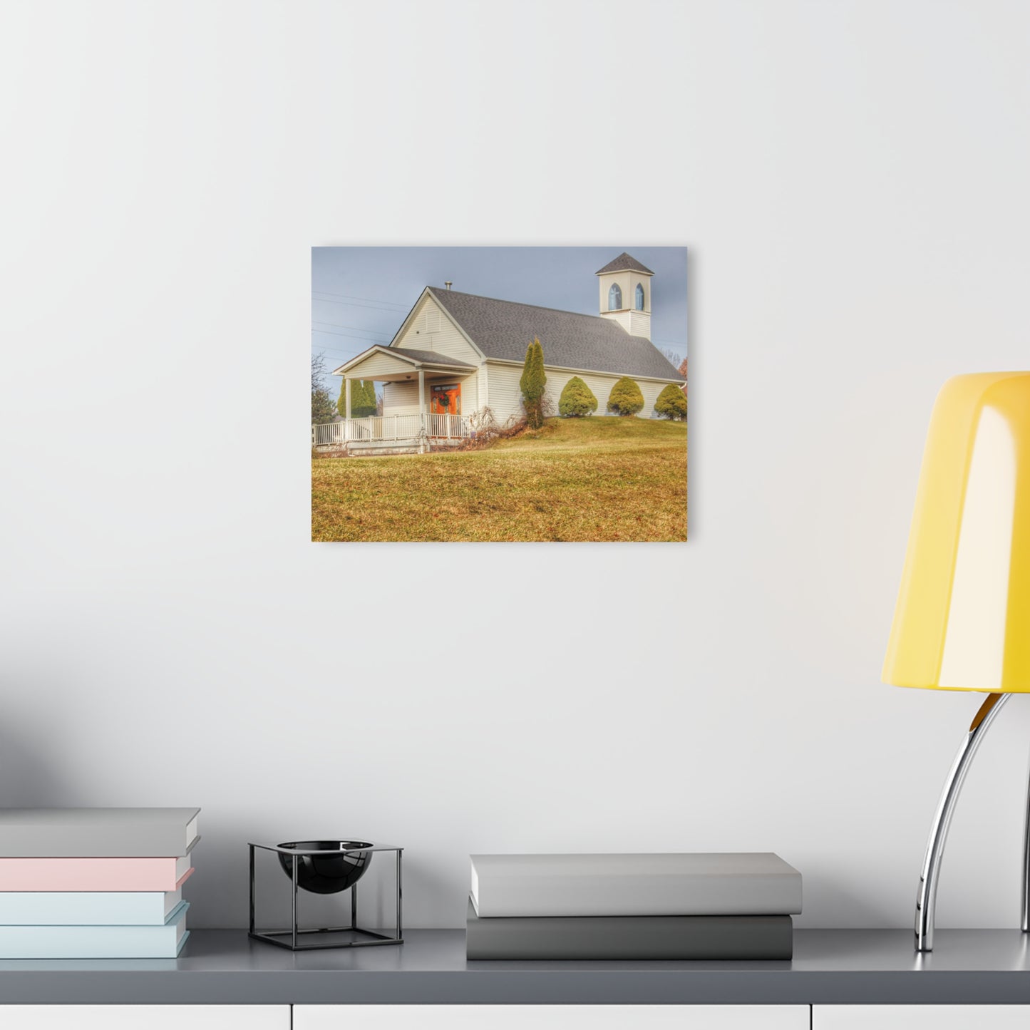 U R There Photography Oxford Chapel Rustic Farmhouse Acrylic Wall Print