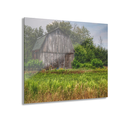 U R There Photography Frankford Road Grey Rustic Farmhouse Acrylic Wall Print