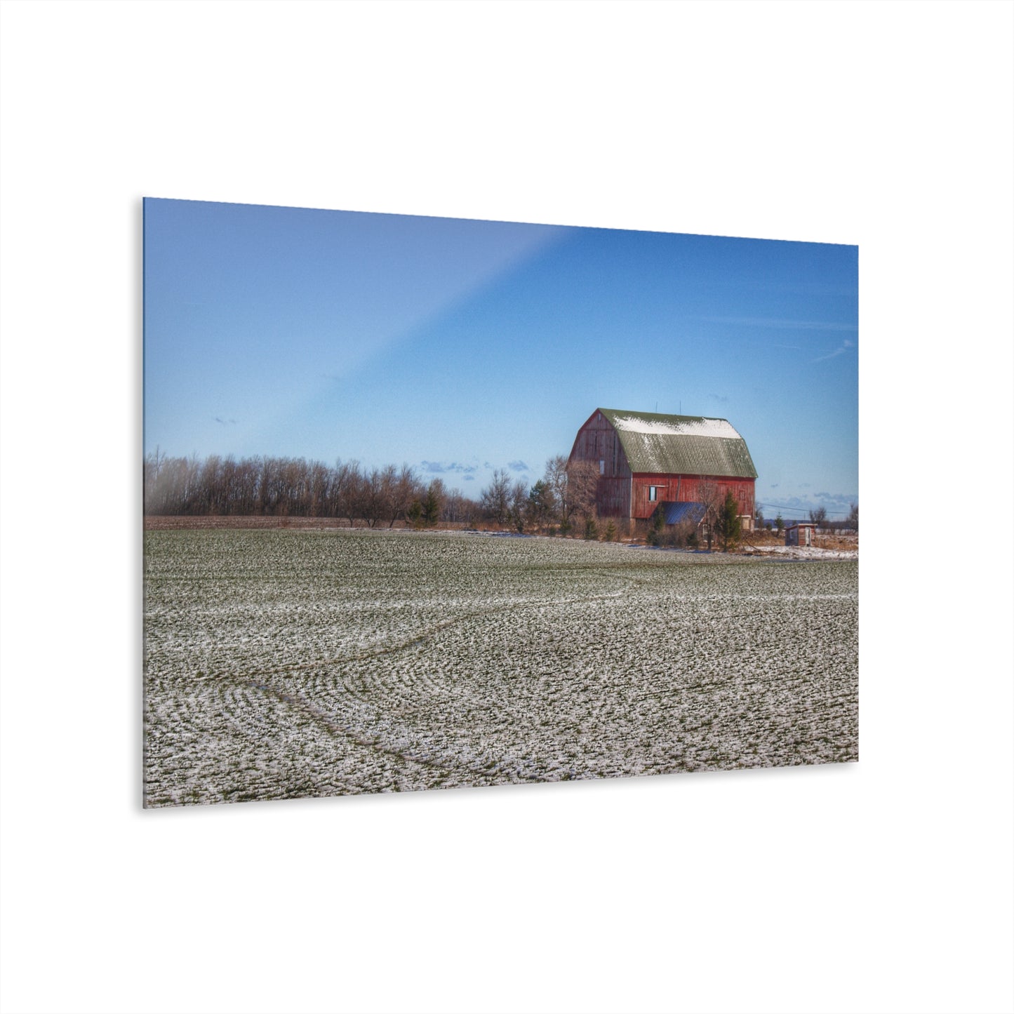 Barn Boutique Modern Farmhouse Acrylic Wall Print| Spring Red III