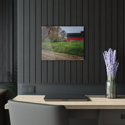 U R There Photography West Lake Road Farm and Filly I Rustic Farmhouse Acrylic Wall Print