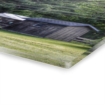 U R There Photography Leonard Road Roadside Greys Rustic Farmhouse Acrylic Wall Print