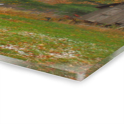 U R There Photography Frenchline Road Old Grey Rustic Farmhouse Acrylic Wall Print