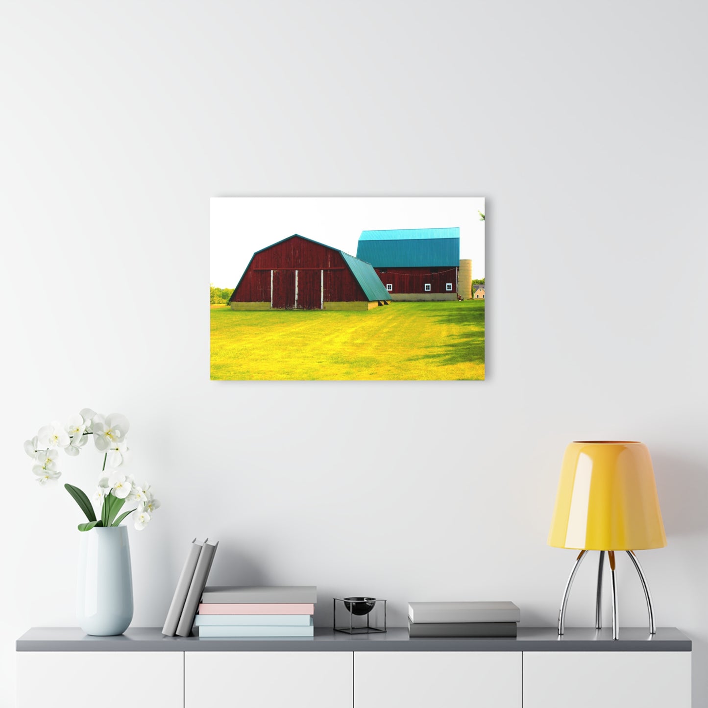 U R There Photography Baldwin Barn Brothers I Rustic Farmhouse Acrylic Wall Print
