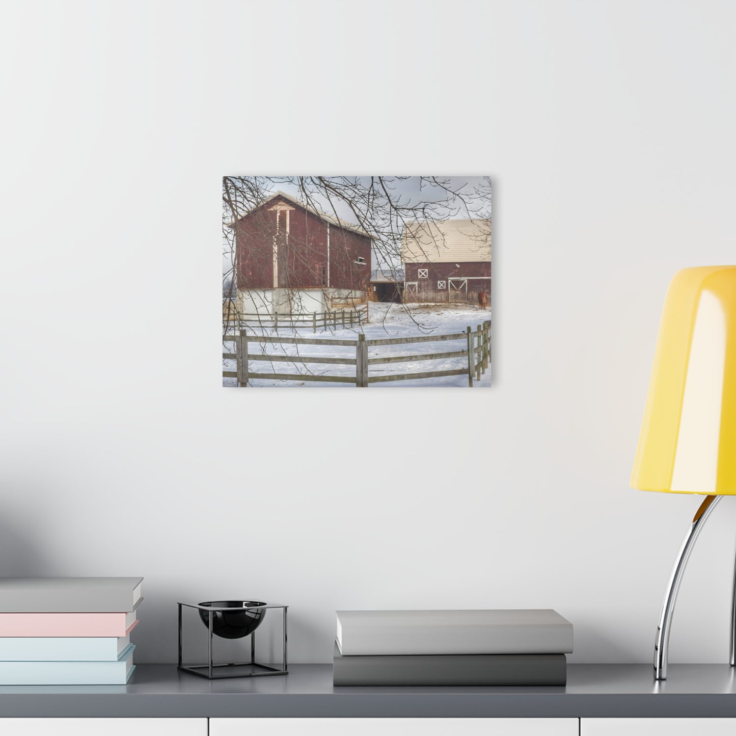 U R There Photography Ebeling Browns Rustic Farmhouse Acrylic Wall Print