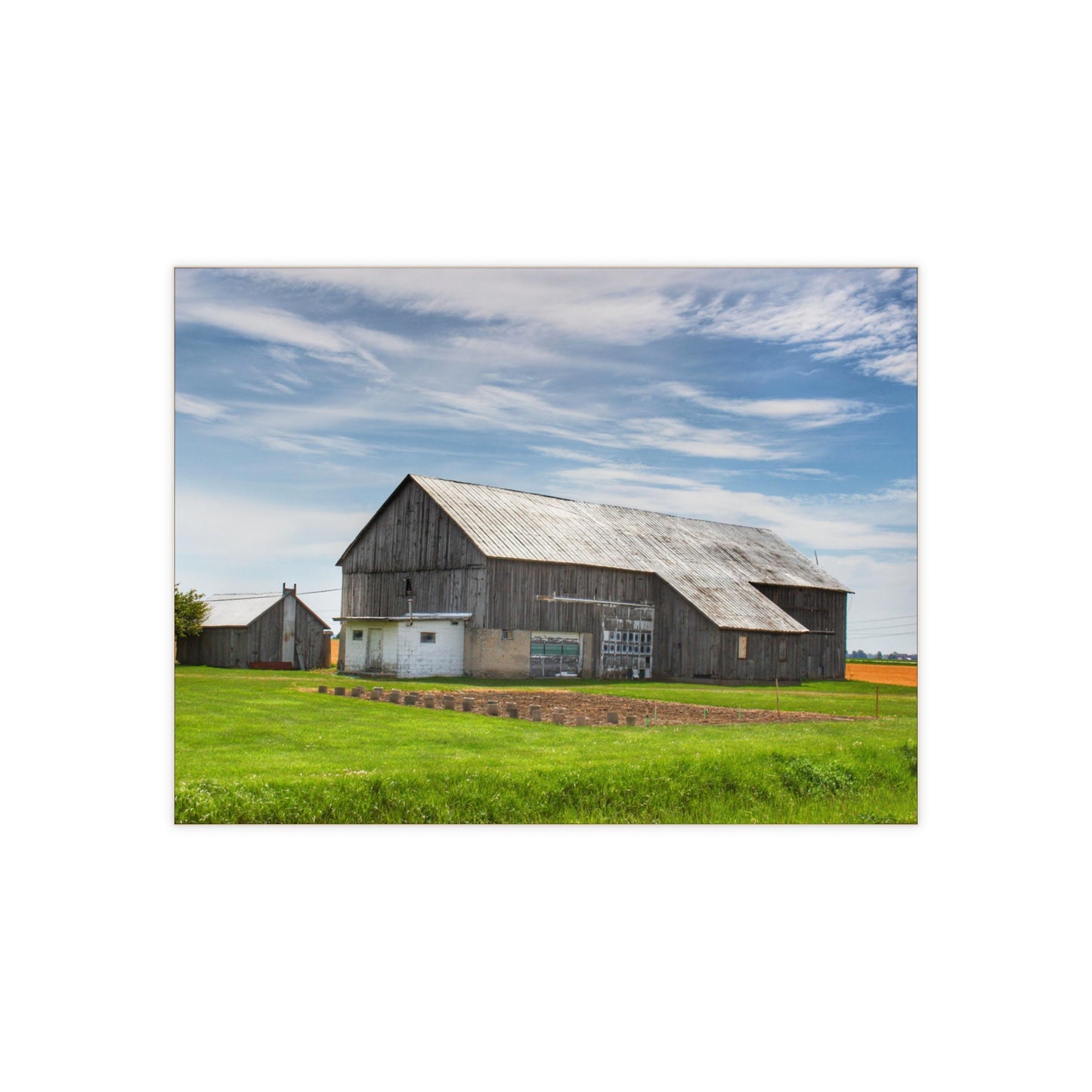 U R There Photography Bay Port Road Greys Rustic Farmhouse Decorative Ceramic Tile