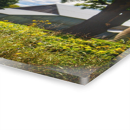 U R There Photography Hough Road Greys Rustic Farmhouse Acrylic Wall Print