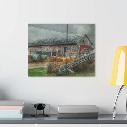 U R There Photography Richville Road Grey I Rustic Farmhouse Acrylic Wall Print