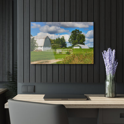 U R There Photography Hough Road Greens Rustic Farmhouse Acrylic Wall Print