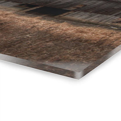 U R There Photography Majestic Grey Rustic Farmhouse Acrylic Wall Print