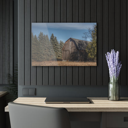 U R There Photography Washburn Old Grey Rustic Farmhouse Acrylic Wall Print