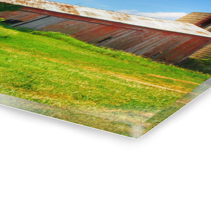 U R There Photography Marlette Red I Rustic Farmhouse Acrylic Wall Print