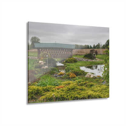 U R There Photography Bridge of Summer Road II Rustic Farmhouse Acrylic Wall Print