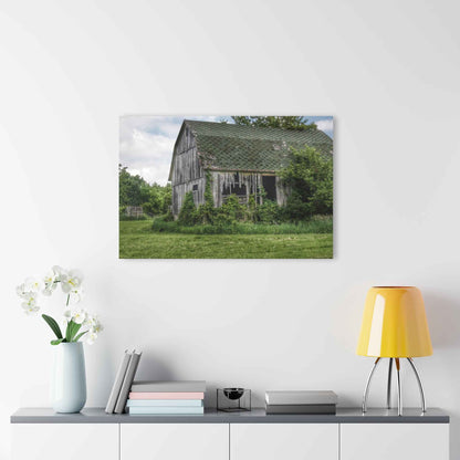 U R There Photography Hunters Creek Forgotten Grey Rustic Farmhouse Acrylic Wall Print
