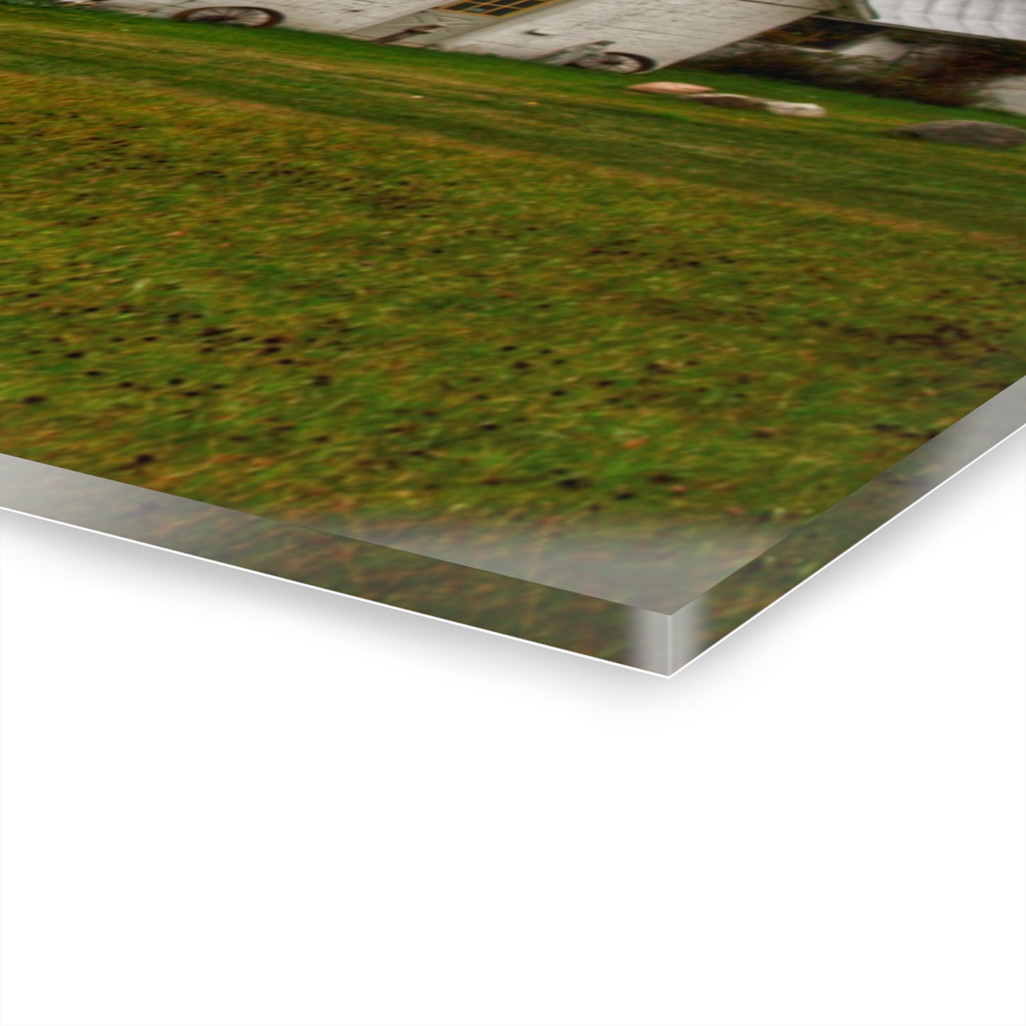 U R There Photography Milliman Road White Rustic Farmhouse Acrylic Wall Print