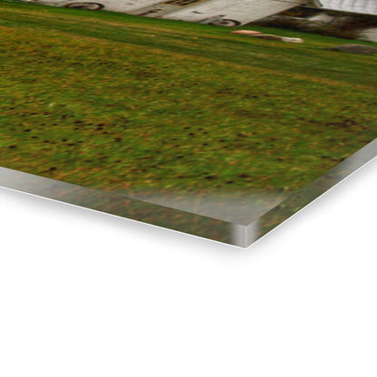 U R There Photography Milliman Road White Rustic Farmhouse Acrylic Wall Print