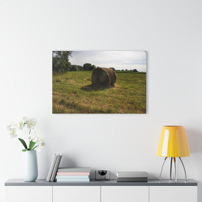 U R There Photography Summer Haybales II Rustic Farmhouse Acrylic Wall Print