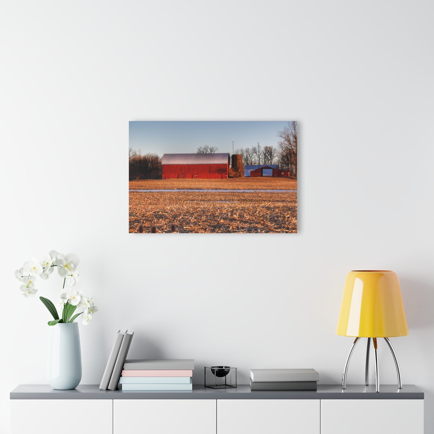 U R There Photography Early Spring on Catlin Road Rustic Farmhouse Acrylic Wall Print