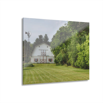 U R There Photography Hunters Creek White Rustic Farmhouse Acrylic Wall Print