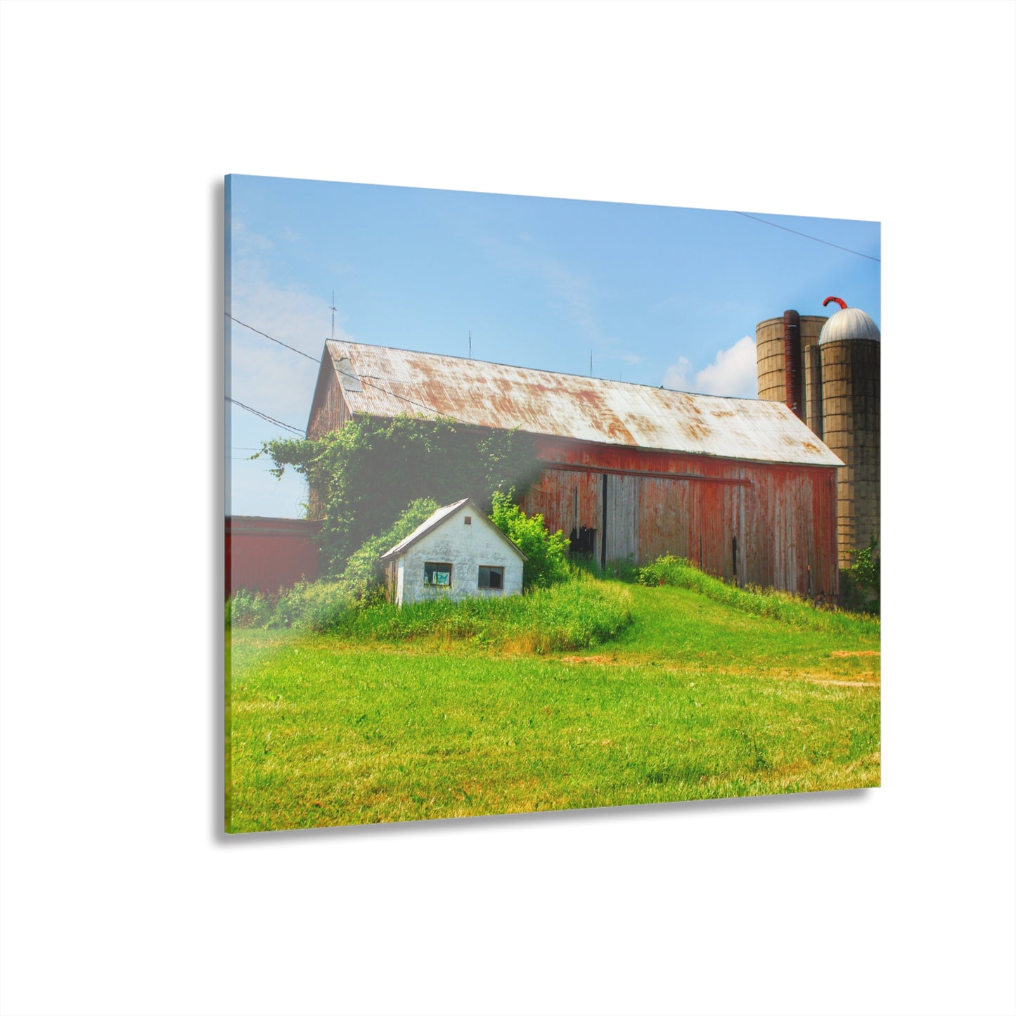 U R There Photography Marlette Red I Rustic Farmhouse Acrylic Wall Print