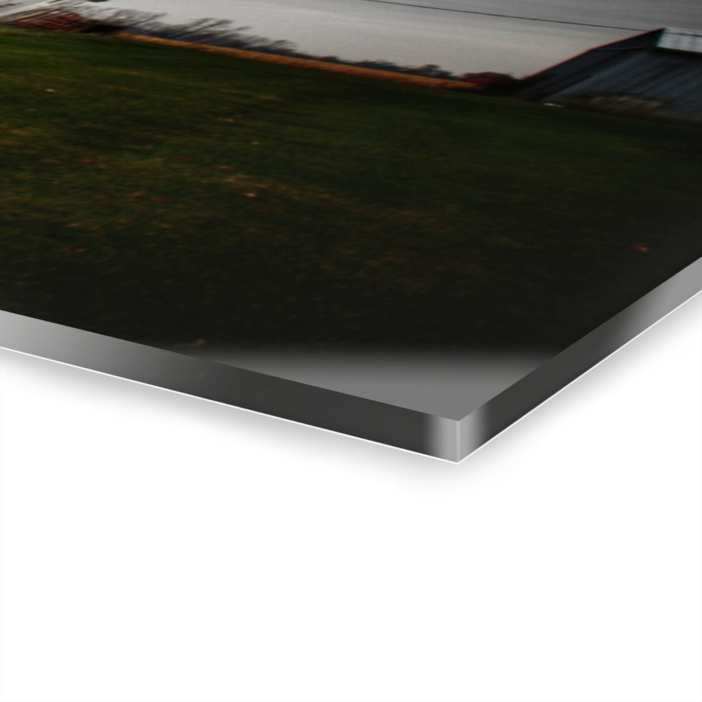 U R There Photography Mills Road Red II Rustic Farmhouse Acrylic Wall Print