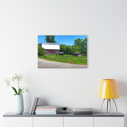 U R There Photography Vienna Road Greys Rustic Farmhouse Acrylic Wall Print