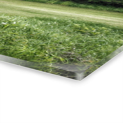 U R There Photography Frankenmuth Grey Saltbox Rustic Farmhouse Acrylic Wall Print