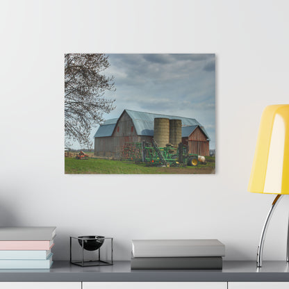 U R There Photography Snover Road Red I Rustic Farmhouse Acrylic Wall Print