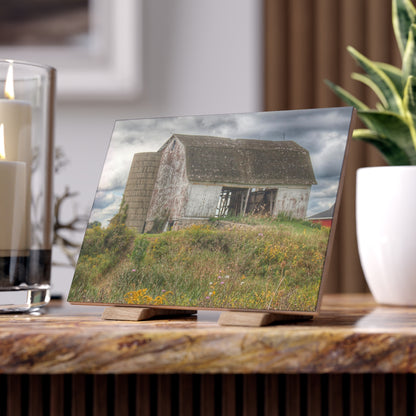 U R There Photography Castle Road White Rustic Farmhouse Decorative Ceramic Tile