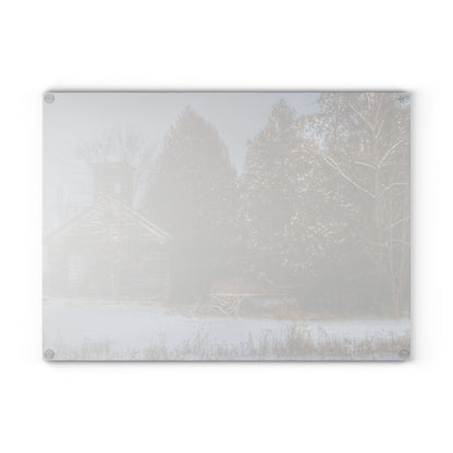 Barn Boutique Rustic Tempered-Glass Cutting Board| Vermilya Schoolhouse I