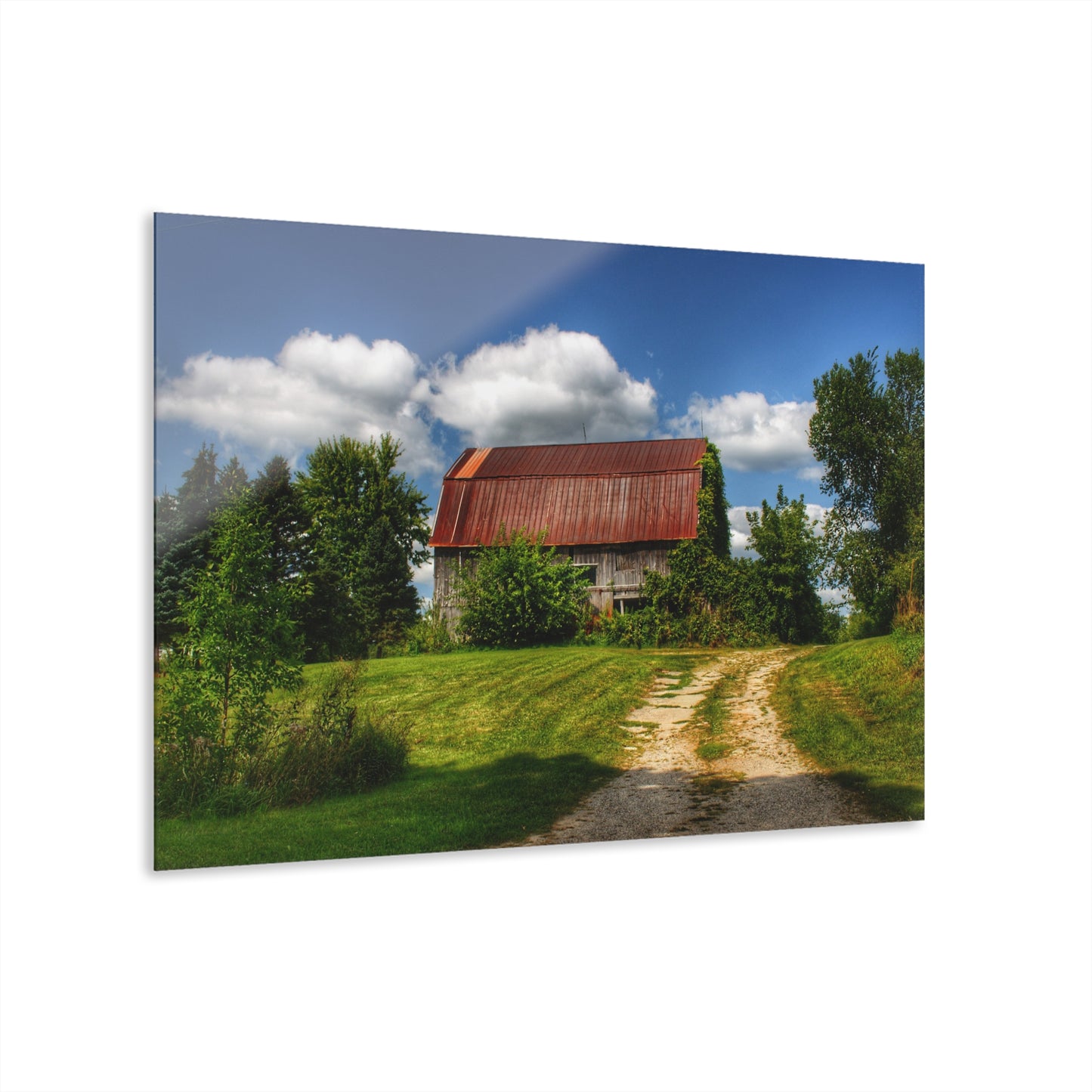 U R There Photography Grey Road Rusted III Rustic Farmhouse Acrylic Wall Print