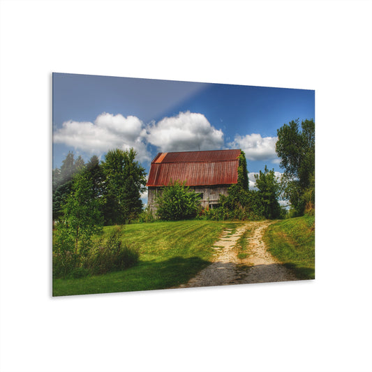 U R There Photography Grey Road Rusted III Rustic Farmhouse Acrylic Wall Print
