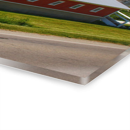 U R There Photography Metamora Red 2020 I Rustic Farmhouse Acrylic Wall Print