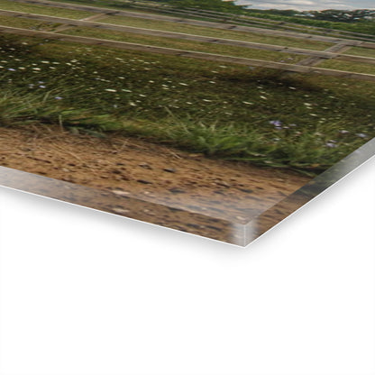 U R There Photography Elba Township Red Rustic Farmhouse Acrylic Wall Print