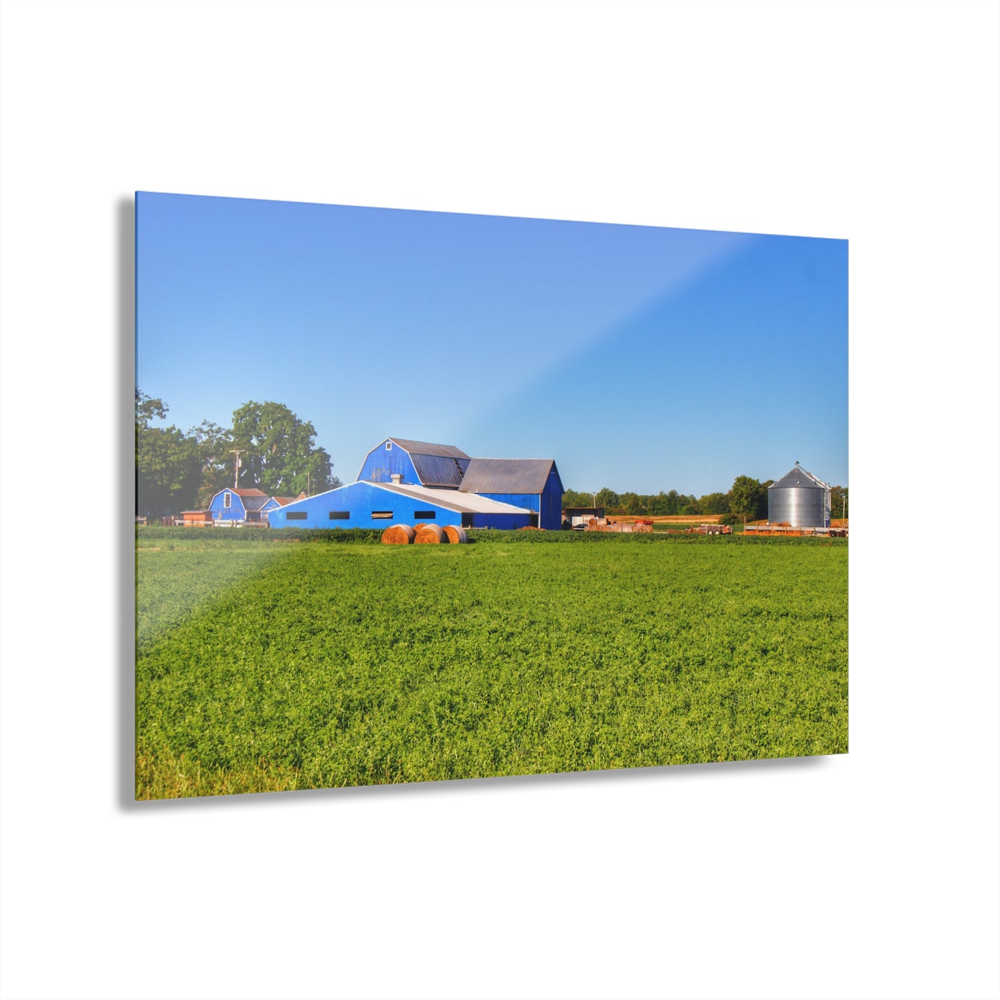 U R There Photography Kidder Road Blues II Rustic Farmhouse Acrylic Wall Print