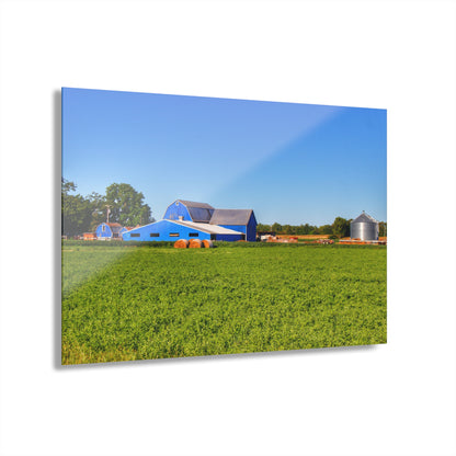 U R There Photography Kidder Road Blues II Rustic Farmhouse Acrylic Wall Print