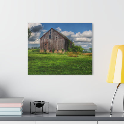 U R There Photography Bohms Road Grey II Rustic Farmhouse Acrylic Wall Print