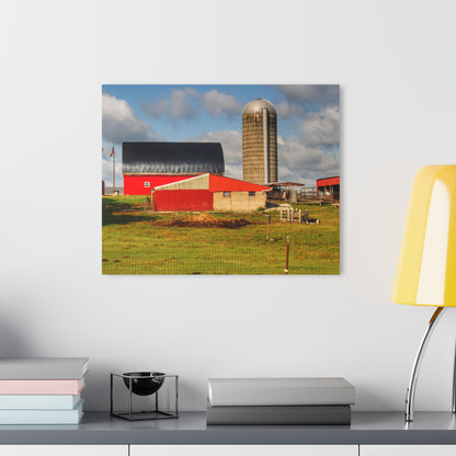 U R There Photography Kingston Checkerboard Farm Rustic Farmhouse Acrylic Wall Print
