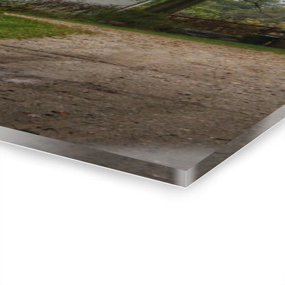 U R There Photography Noble Road Hidden Grey Rustic Farmhouse Acrylic Wall Print