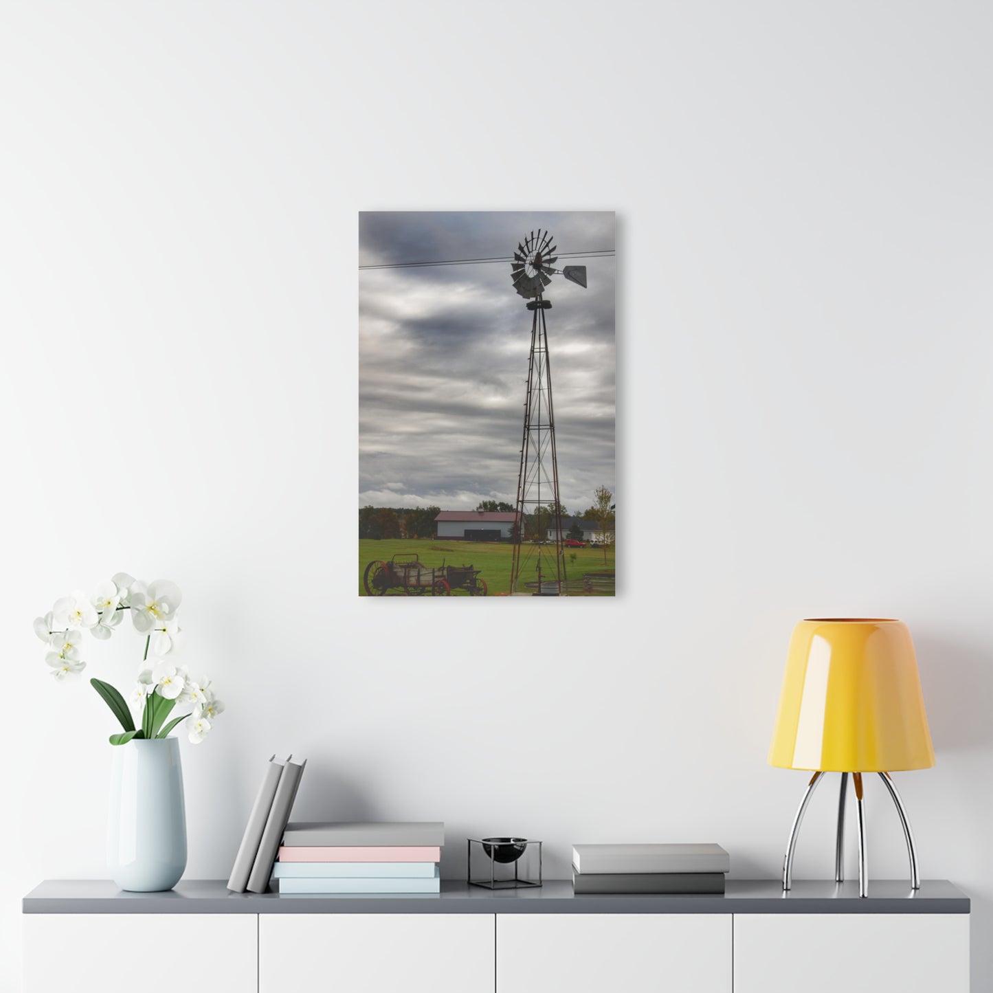 U R There Photography Valentine Road Windmill Rustic Farmhouse Acrylic Wall Print