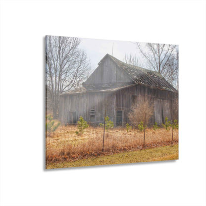 U R There Photography Leix Road Forgotten Grey I Rustic Farmhouse Acrylic Wall Print