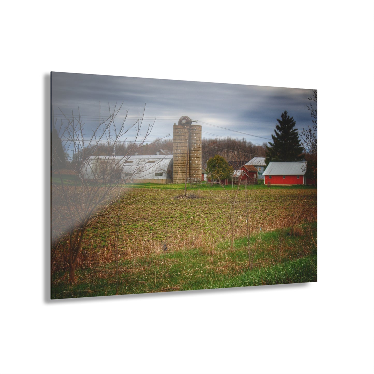 U R There Photography Fostoria Road Quonset Rustic Farmhouse Acrylic Wall Print