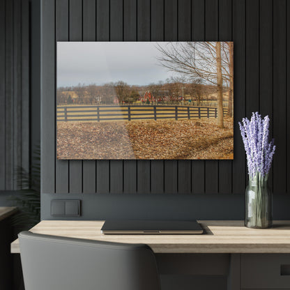 U R There Photography Barber Road Farm I Rustic Farmhouse Acrylic Wall Print