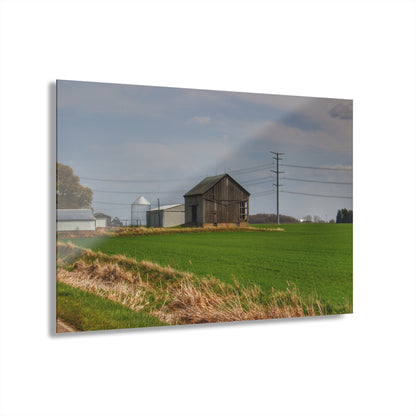 U R There Photography McAlpine Grey Rustic Farmhouse Acrylic Wall Print